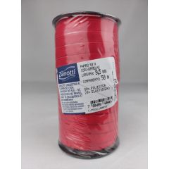 Elástico Zanotti Papiro 10  Vermelho c/50mts