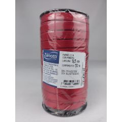 Elástico Zanotti Papiro 10  Rubi - Pimenta c/50mts