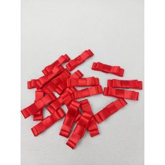 laço Chanel 02 Pct/20 unidades - Vermelho