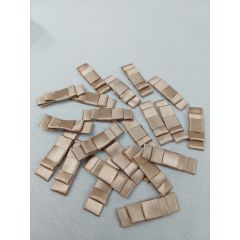 laço Chanel 02 Pct/20 unidades - Chocolate/Canela