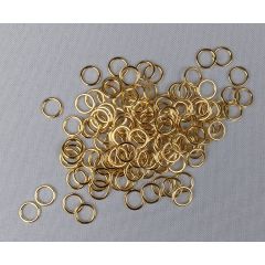 Argola Dourada 7mm 